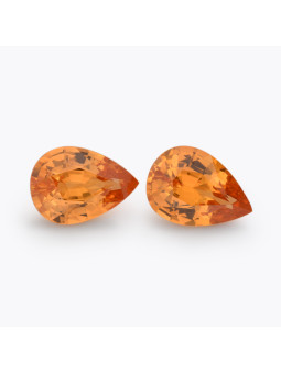 Paire de 2 Grenats Mandarin...