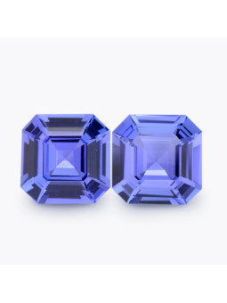 Paire de 2 Tanzanites...