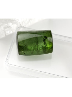 Tormalina verde, cabochon,...