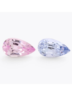 Par de 2 Espinelas Rosa y...