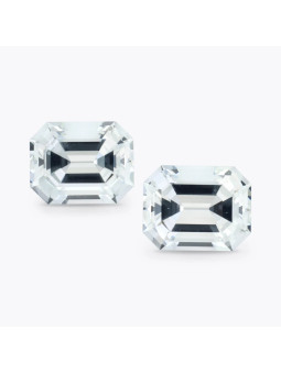 Paire de 2 Béryls Goshenite...