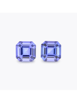 Paar von 2 Violettblau...