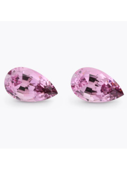 Par de 2 Espinelas rosa...