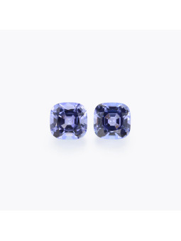 Coppia di 2 Tanzanites blu...